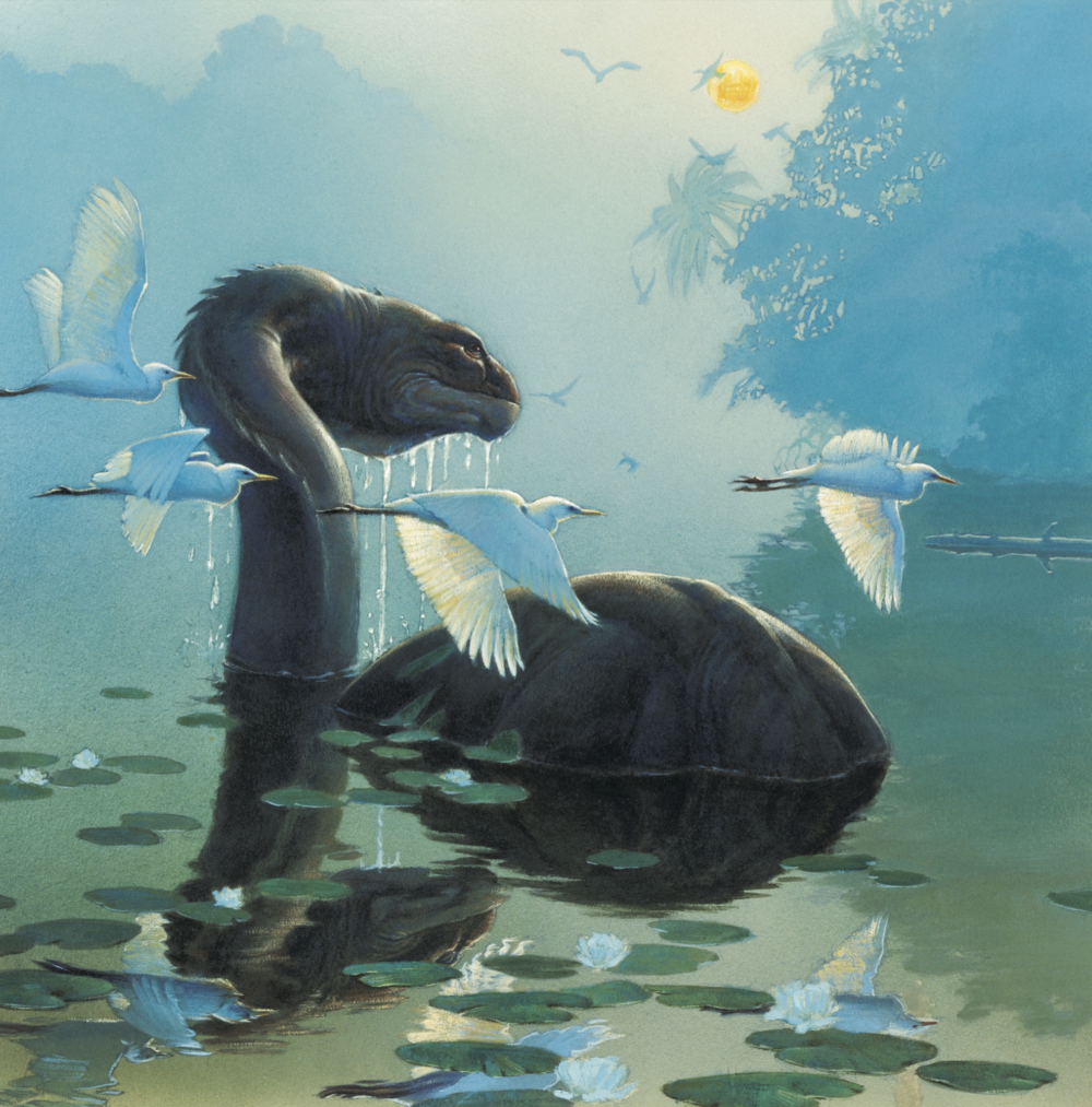Dinosaur Bath by Thomas Blackshear II