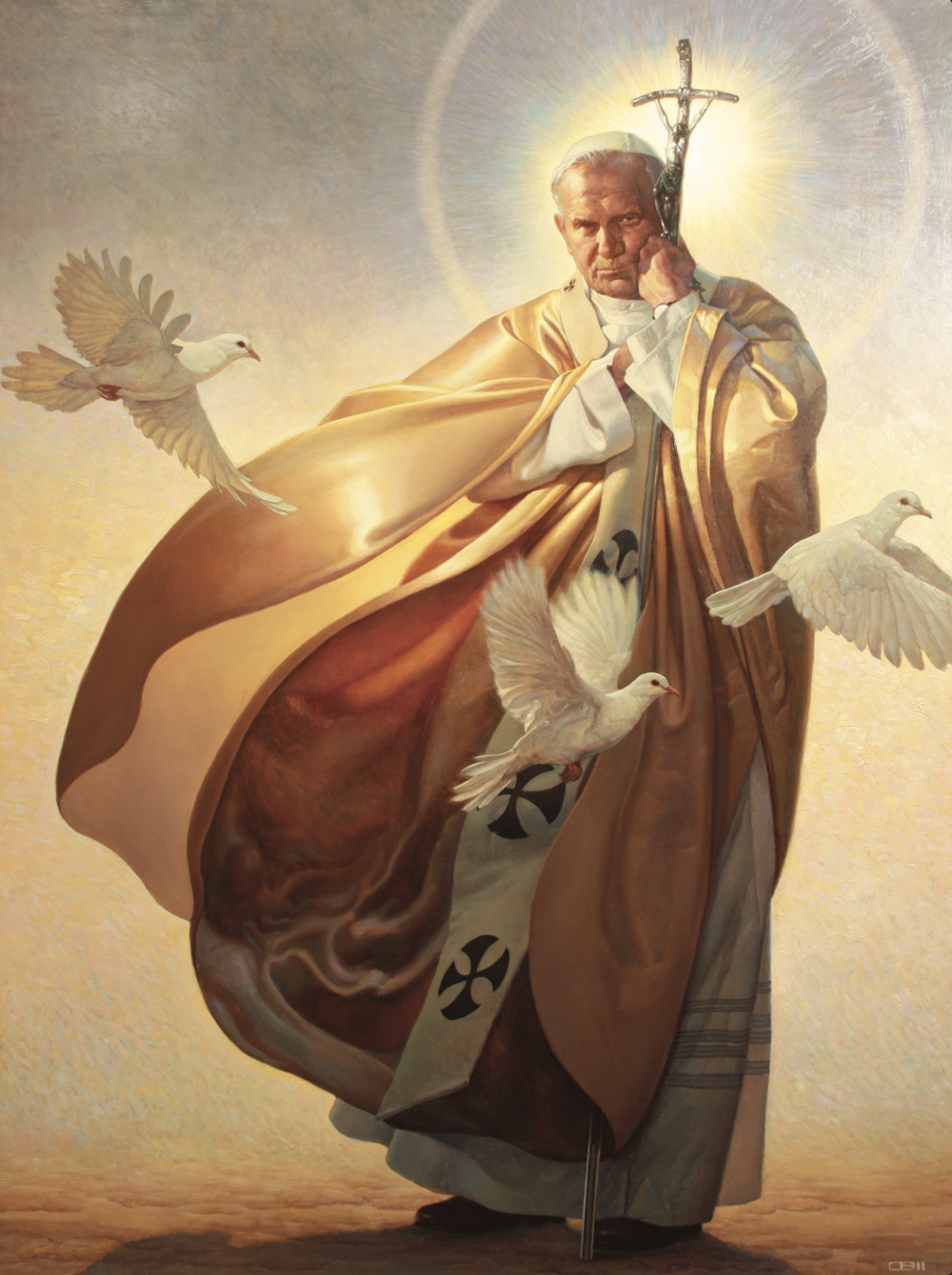 Pope John Paul II by Thomas Blackshear II